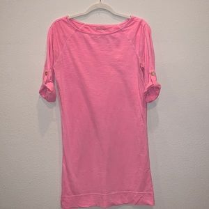 Lilly Pulitzer Pink Cotton Dress - Small